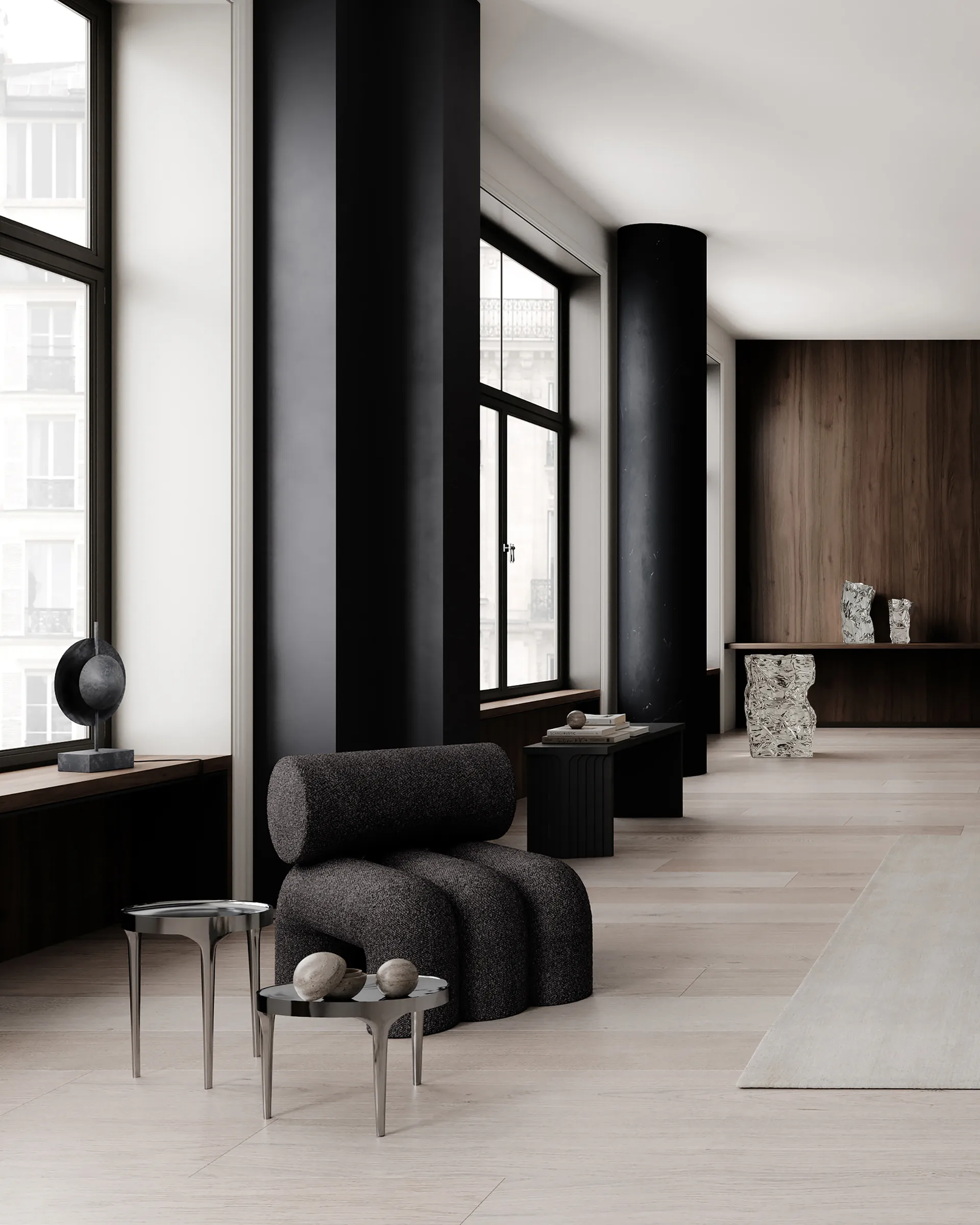 Phantom side table, Chrome low 101 Copenhagen