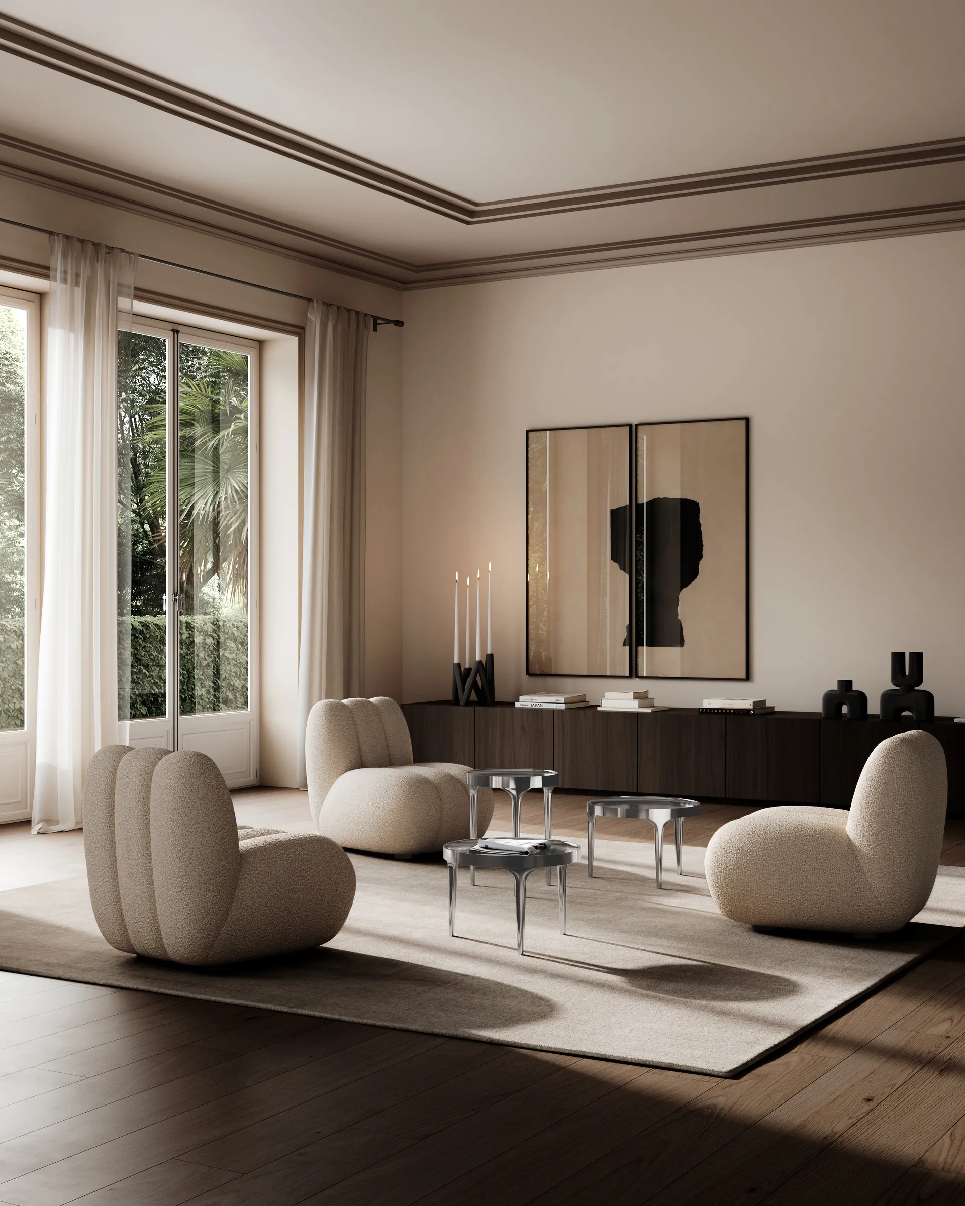 Phantom table, Chrome low 101 Copenhagen