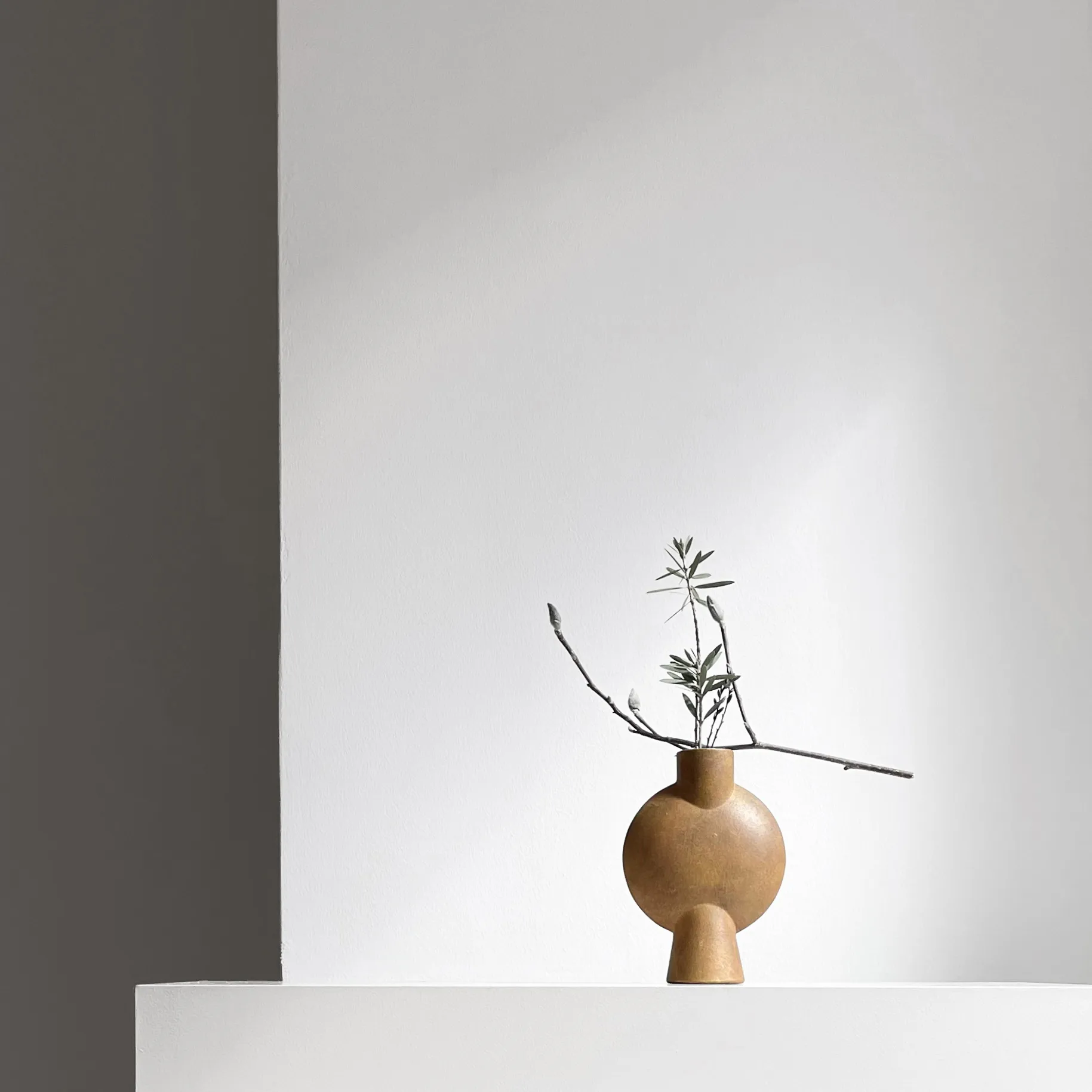 Sphere Bubl mini vase, Ochre 101 Copenhagen