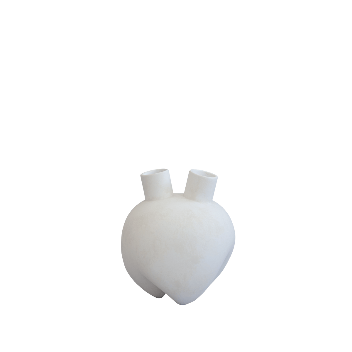 101 Copenhagen Sumo vase Horns o24 cm Bone white | Scandinavian Design | Vases | White