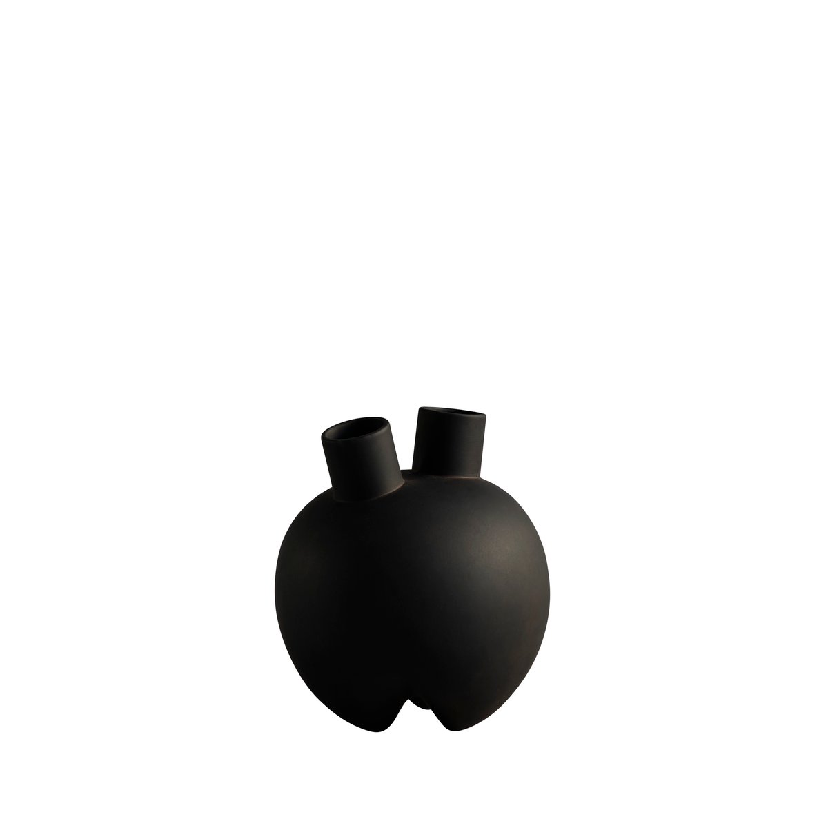 101 Copenhagen Sumo vase Horns o24 cm Coffee | Scandinavian Design | Vases | Black