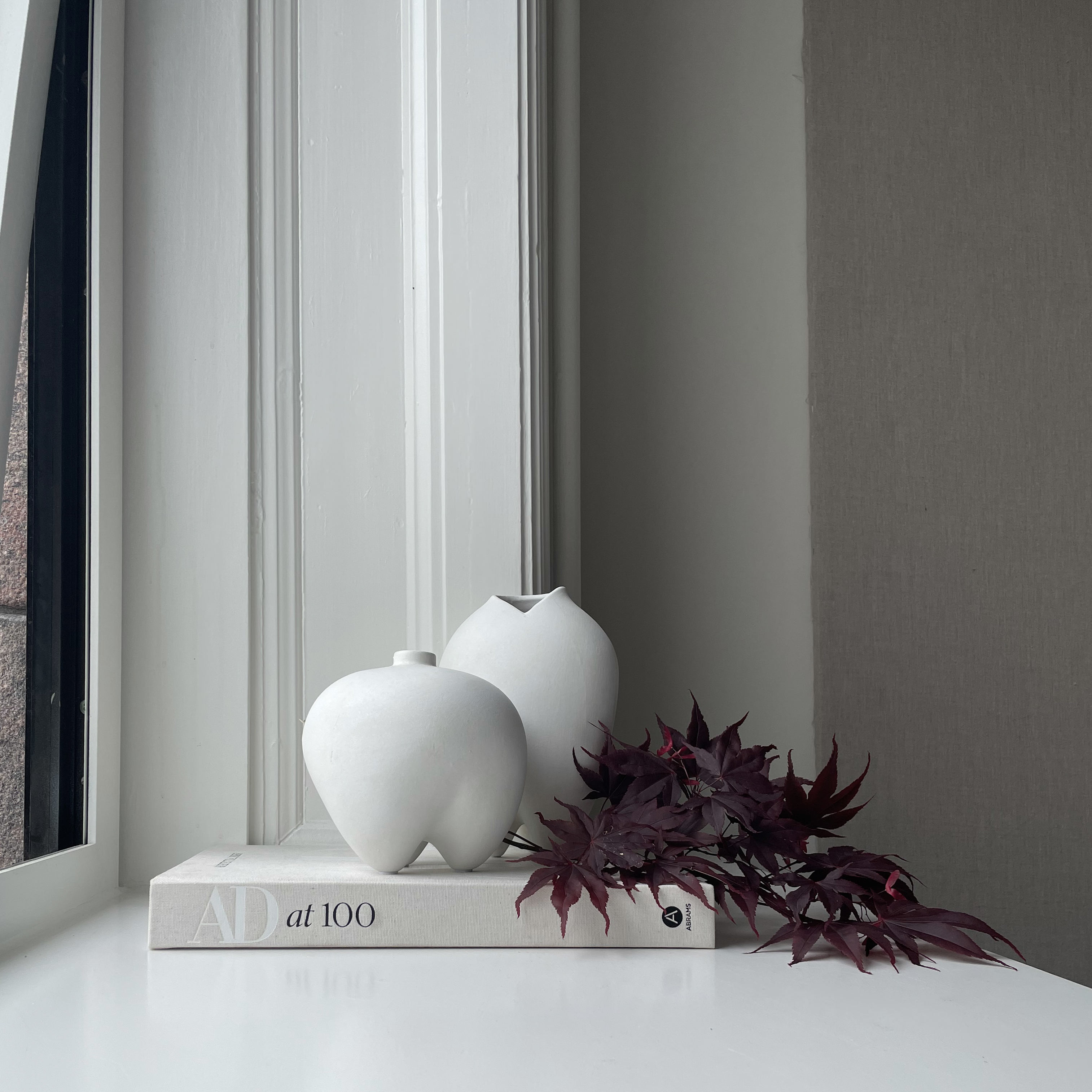 101 Copenhagen 花瓶 narrow Ø14cm BoneWhite Sumo Vase, Slim - Bone White | 101 Copenhagen