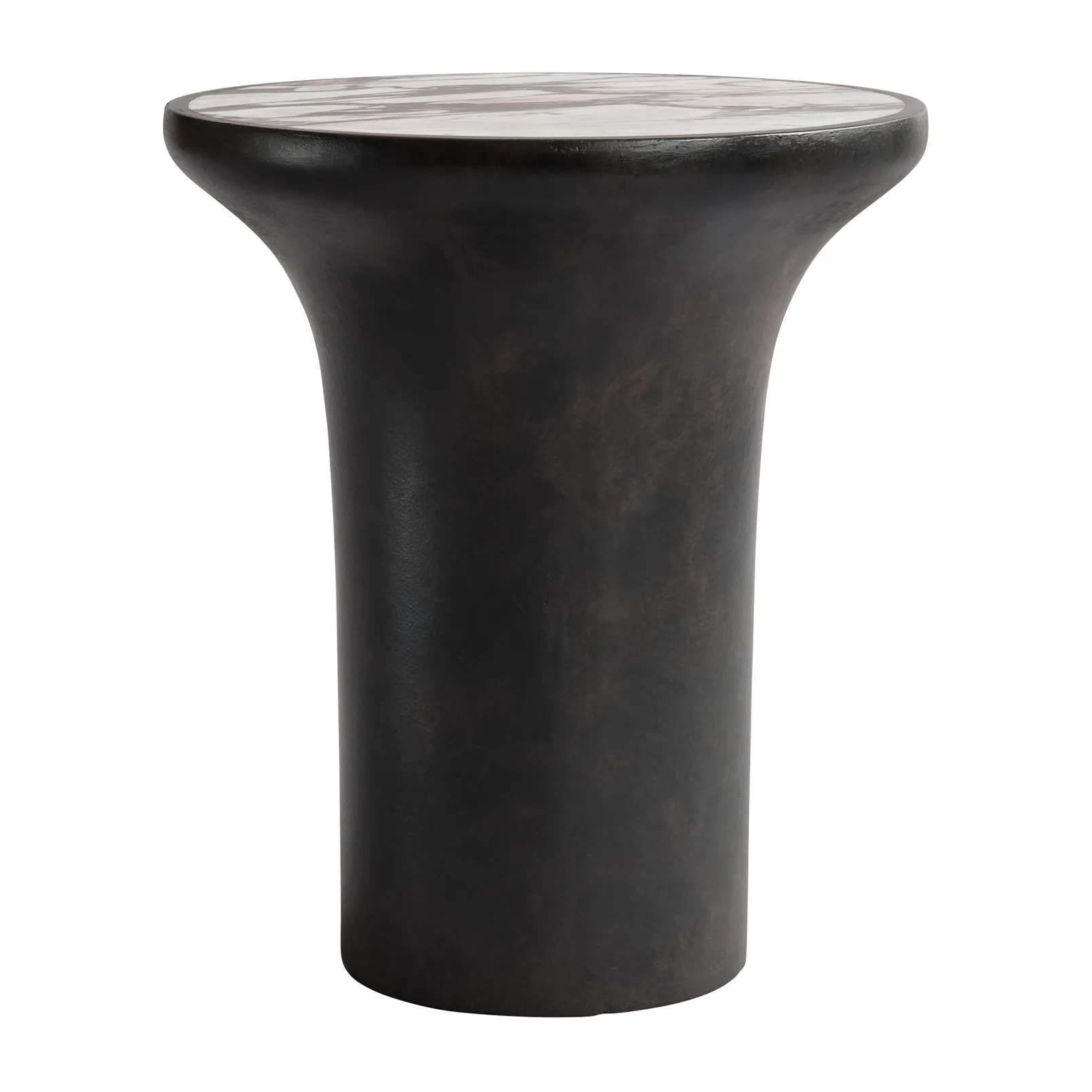 Tairu side table tall Ø35 cm, Calacatta 101 Copenhagen