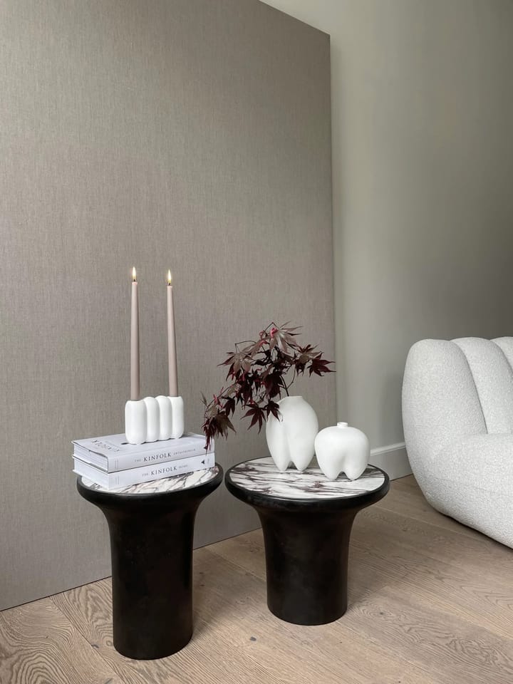 Tairu side table tall Ø35 cm, Calacatta 101 Copenhagen