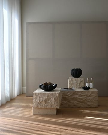 Temple side table low 42x40 cm - Chrome-limestone - 101 Copenhagen