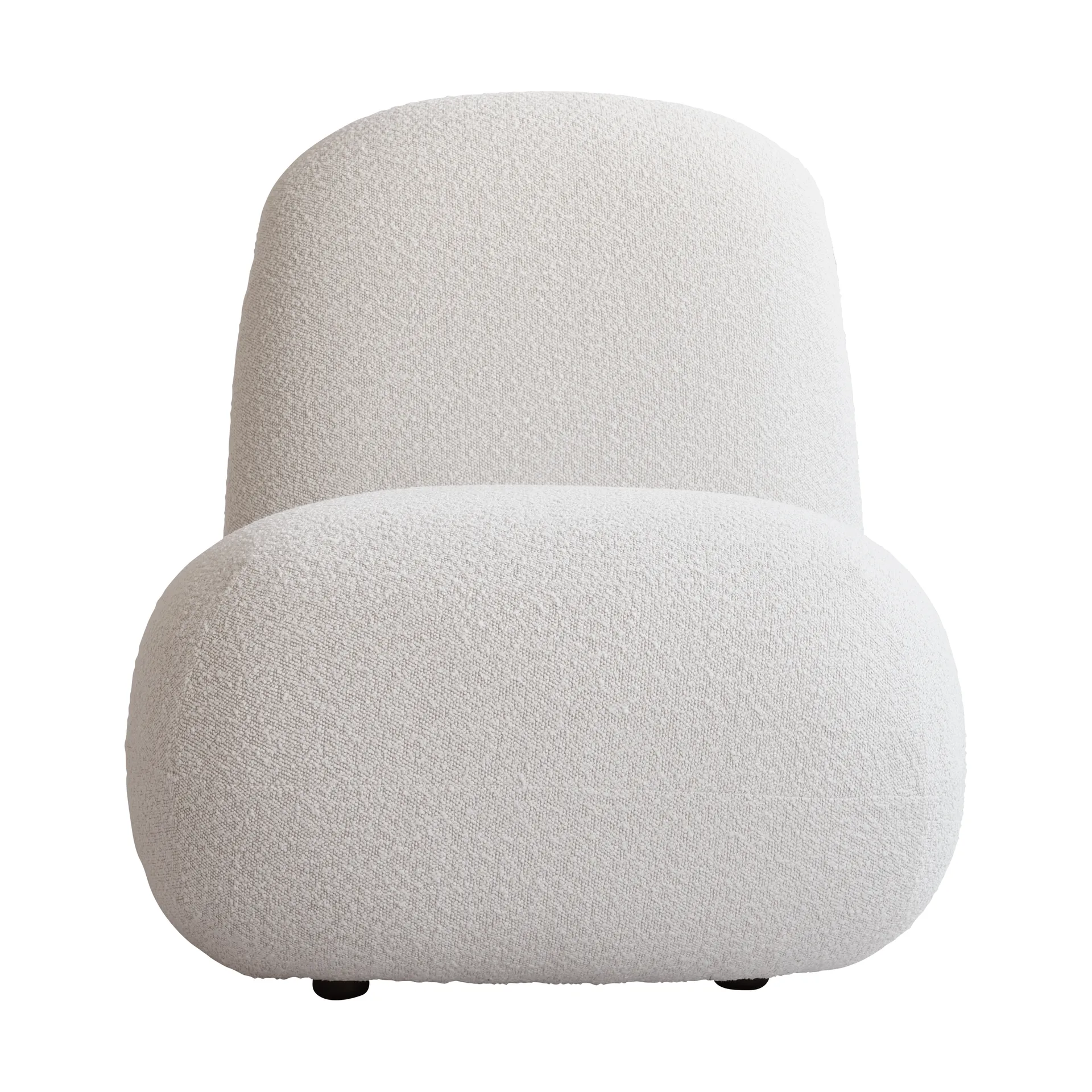 Toe Chair Flat armchair 92x75 cm, Bouclé 101 Copenhagen