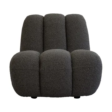 Toe lounge chair bouclé - Deep taupe - 101 Copenhagen