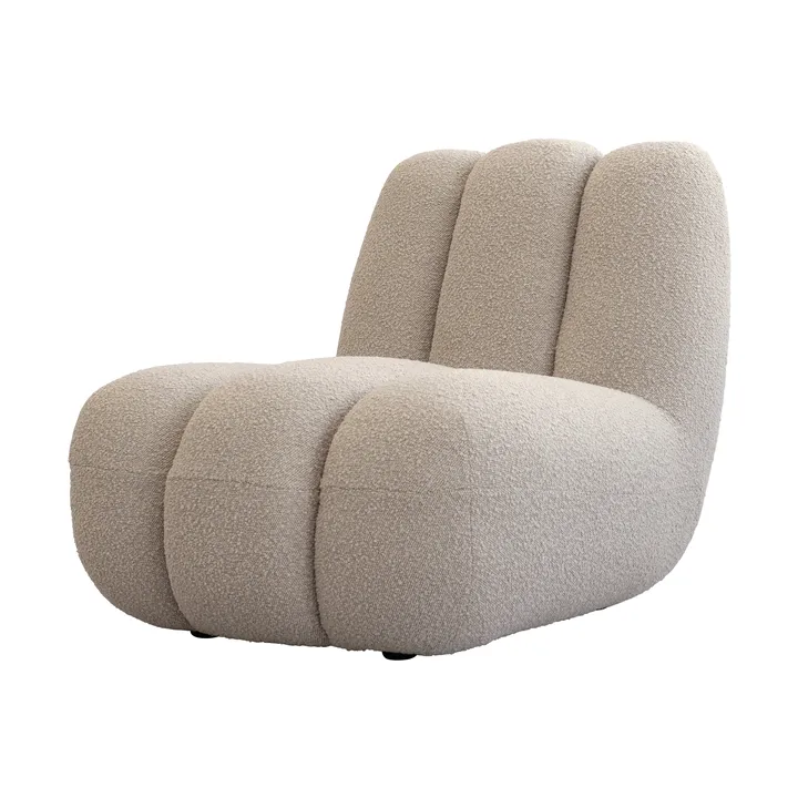 Toe lounge chair bouclé - Smoked sand - 101 Copenhagen