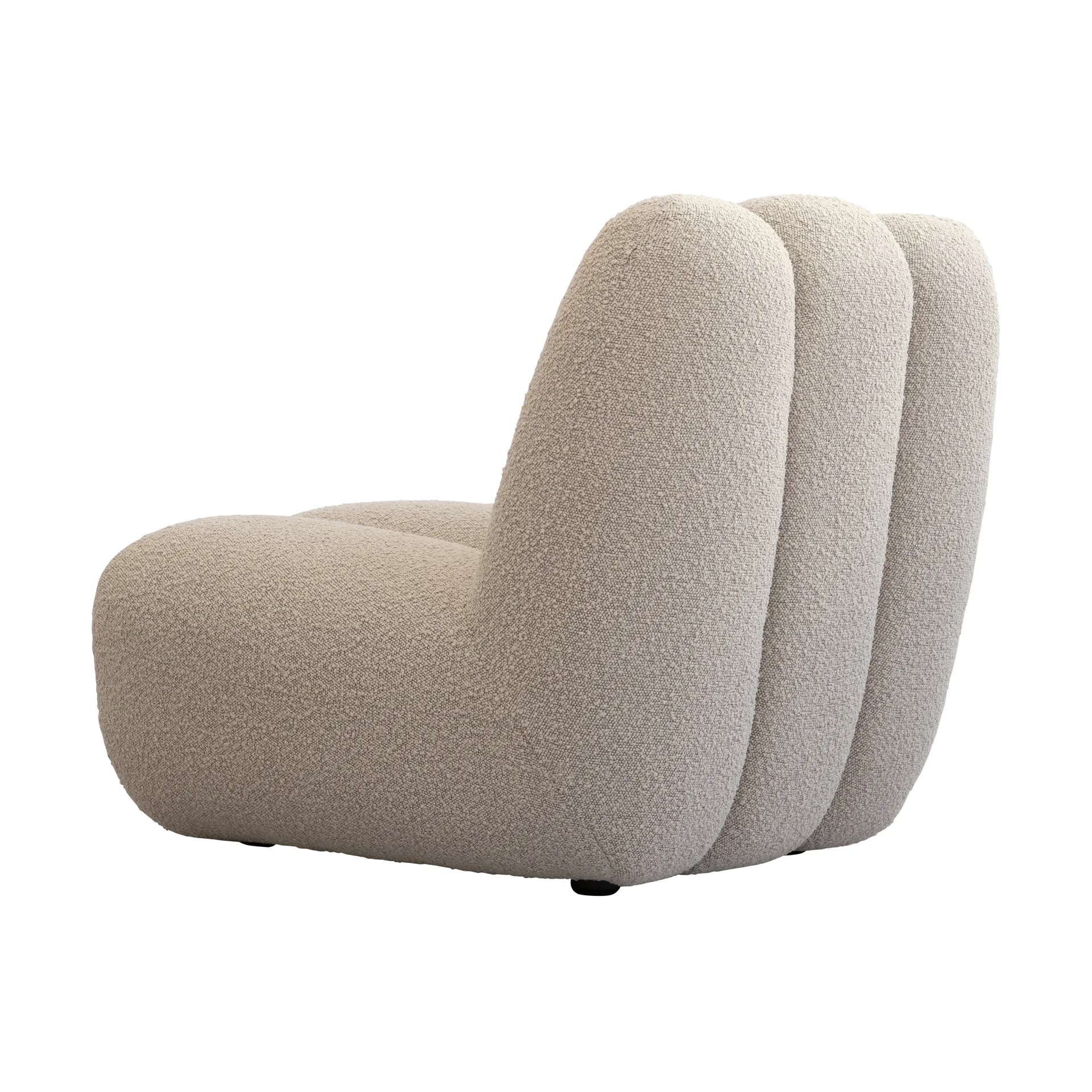 Toe lounge chair bouclé, Smoked sand 101 Copenhagen