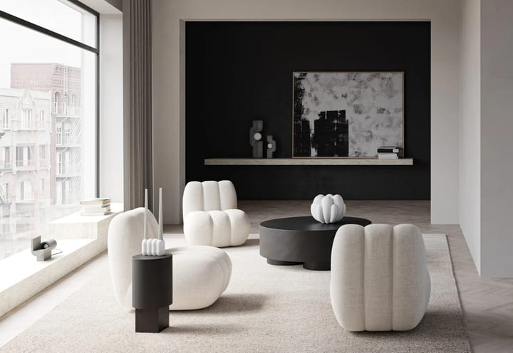 Toe lounge chair linen - White chalk - 101 Copenhagen
