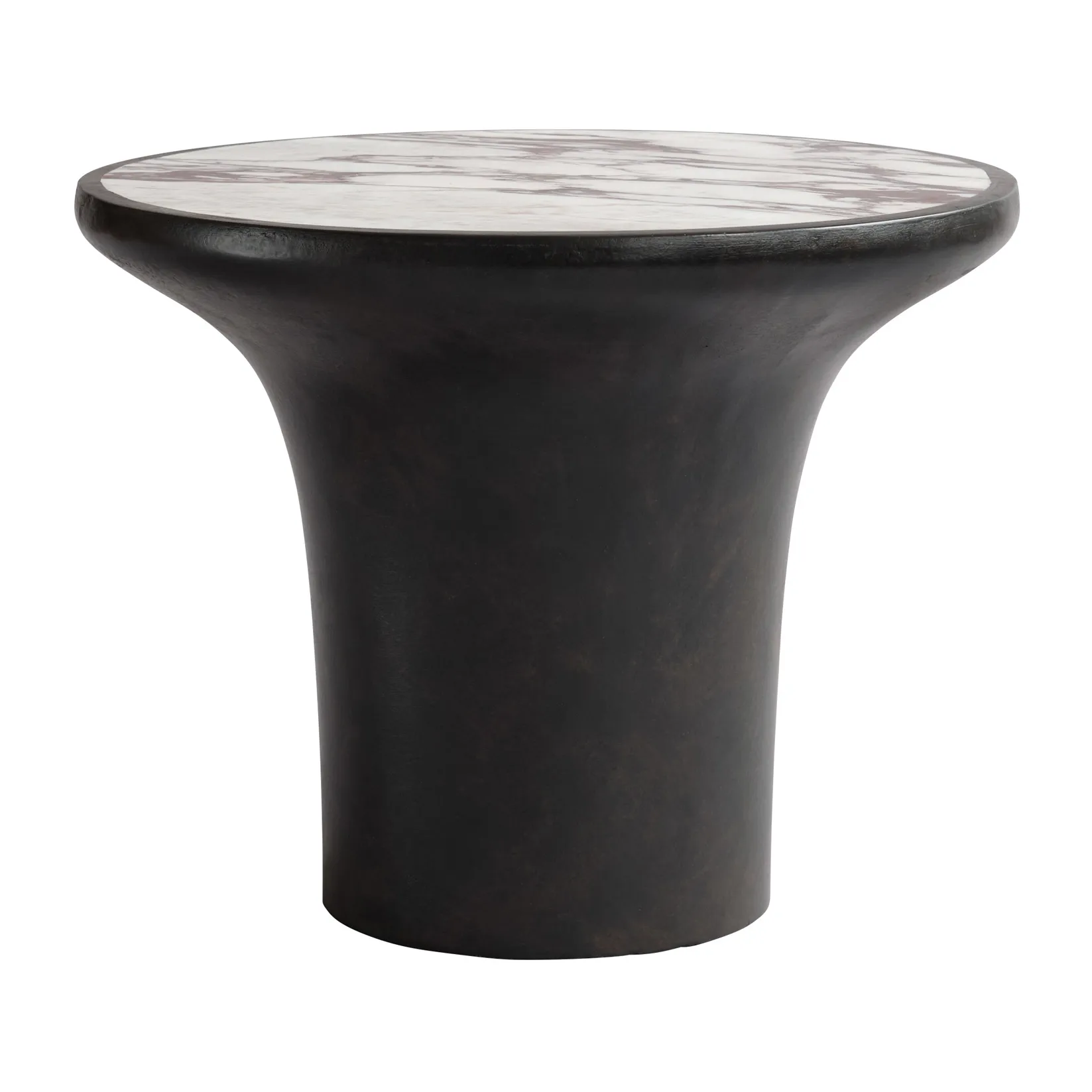 Trumpet side table low Ø45 cm, Calacatta 101 Copenhagen