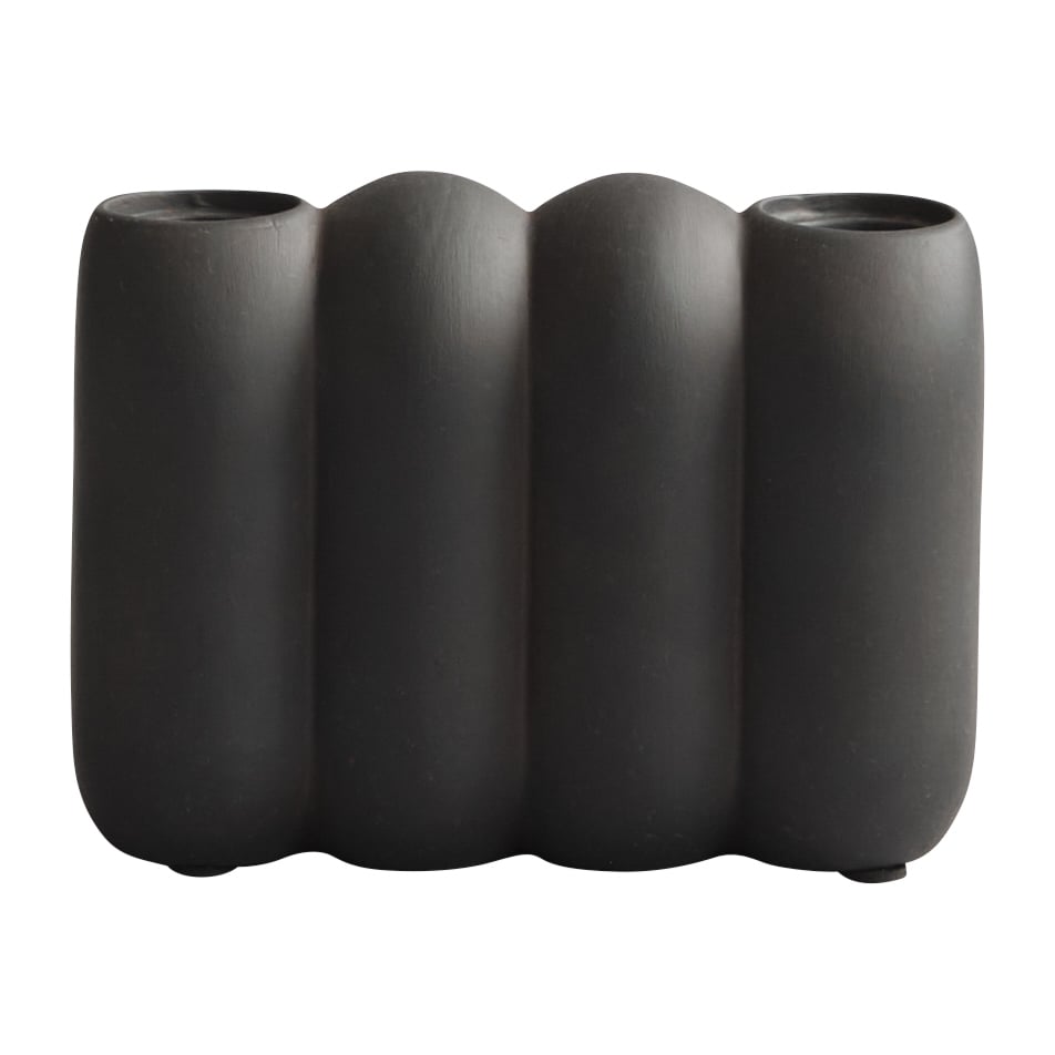 101 Copenhagen Tube candle holder Coffee 11x14.5 cm