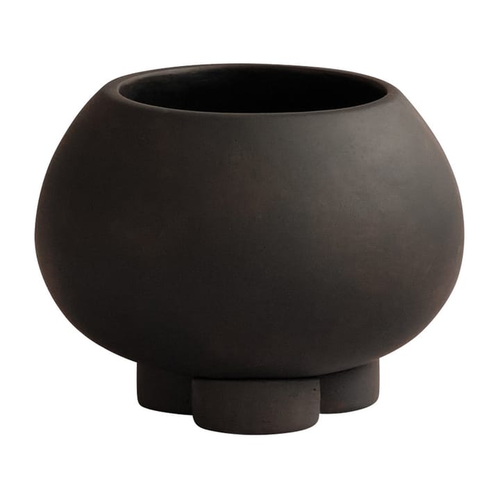 Urchin flower pot petit Ø17 cm - Coffee - 101 Copenhagen