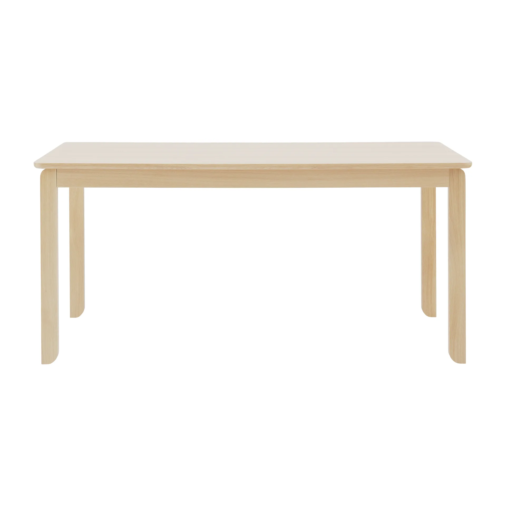Alfred dining table, White pigmented oak, 90x160 cm 1898