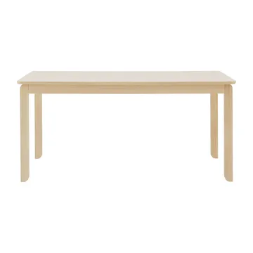 Alfred dining table - White pigmented oak, 90x160 cm - 1898