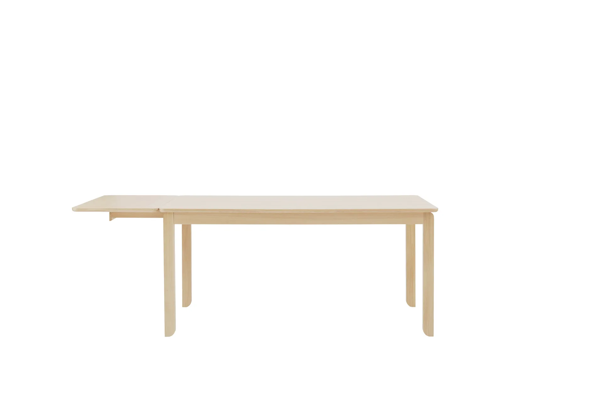 Alfred dining table, White pigmented oak, 90x160 cm 1898