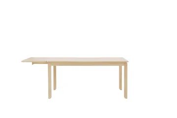 Alfred dining table - White pigmented oak, 90x160 cm - 1898