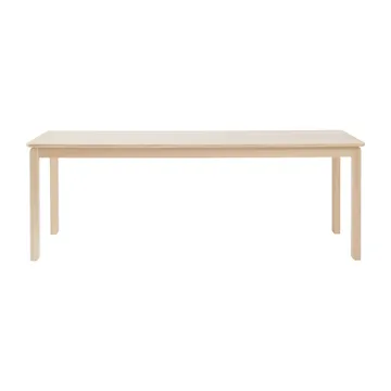 Alfred dining table - White pigmented oak, 90x220 cm - 1898