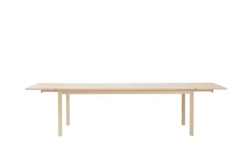 Alfred dining table - White pigmented oak, 90x220 cm - 1898