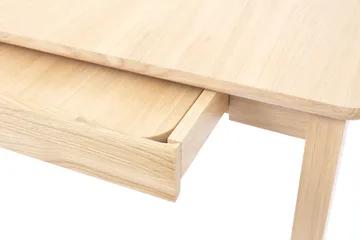 Alfred dining table - White pigmented oak, 90x220 cm - 1898
