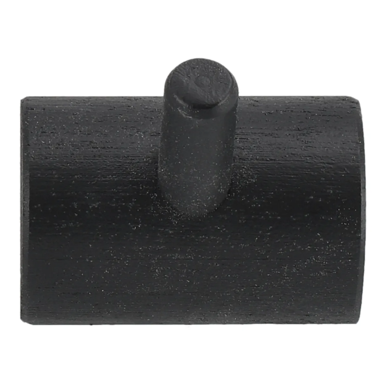 1898 Allsarp hook rack 1 hook Black-painted birch | Scandinavian Design | Clothes hooks & hangers | Black