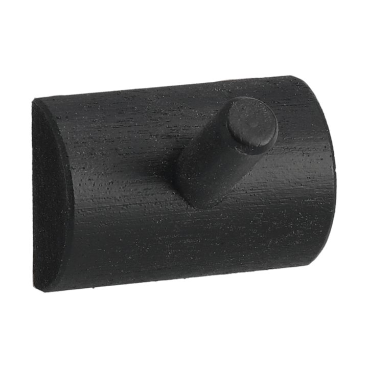 Allsarp hook rack 1 hook, Black-painted birch 1898