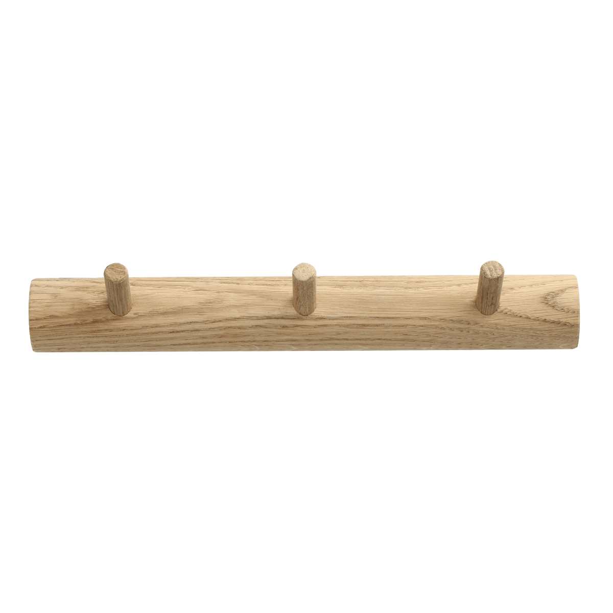 1898 Allsarp hook rack 3 hooks Oak | Scandinavian Design | Clothes hooks & hangers | Black