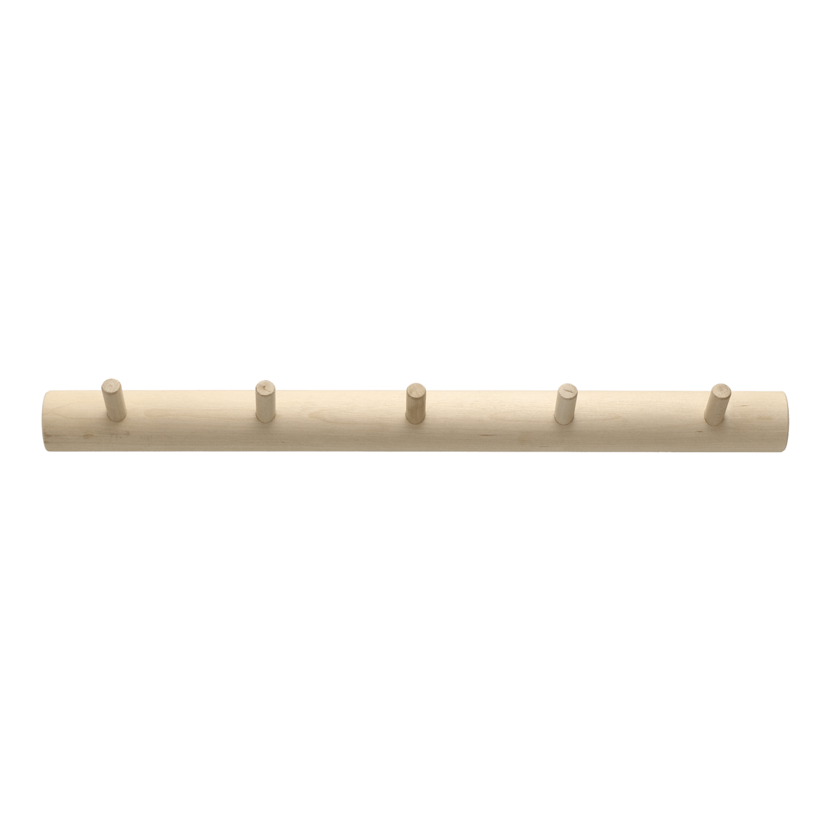 1898 Allsarp hook rack 5 hooks Birch | Scandinavian Design | Clothes hooks & hangers | Beige