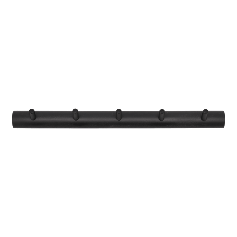 1898 Allsarp hook rack 5 hooks Black-painted birch