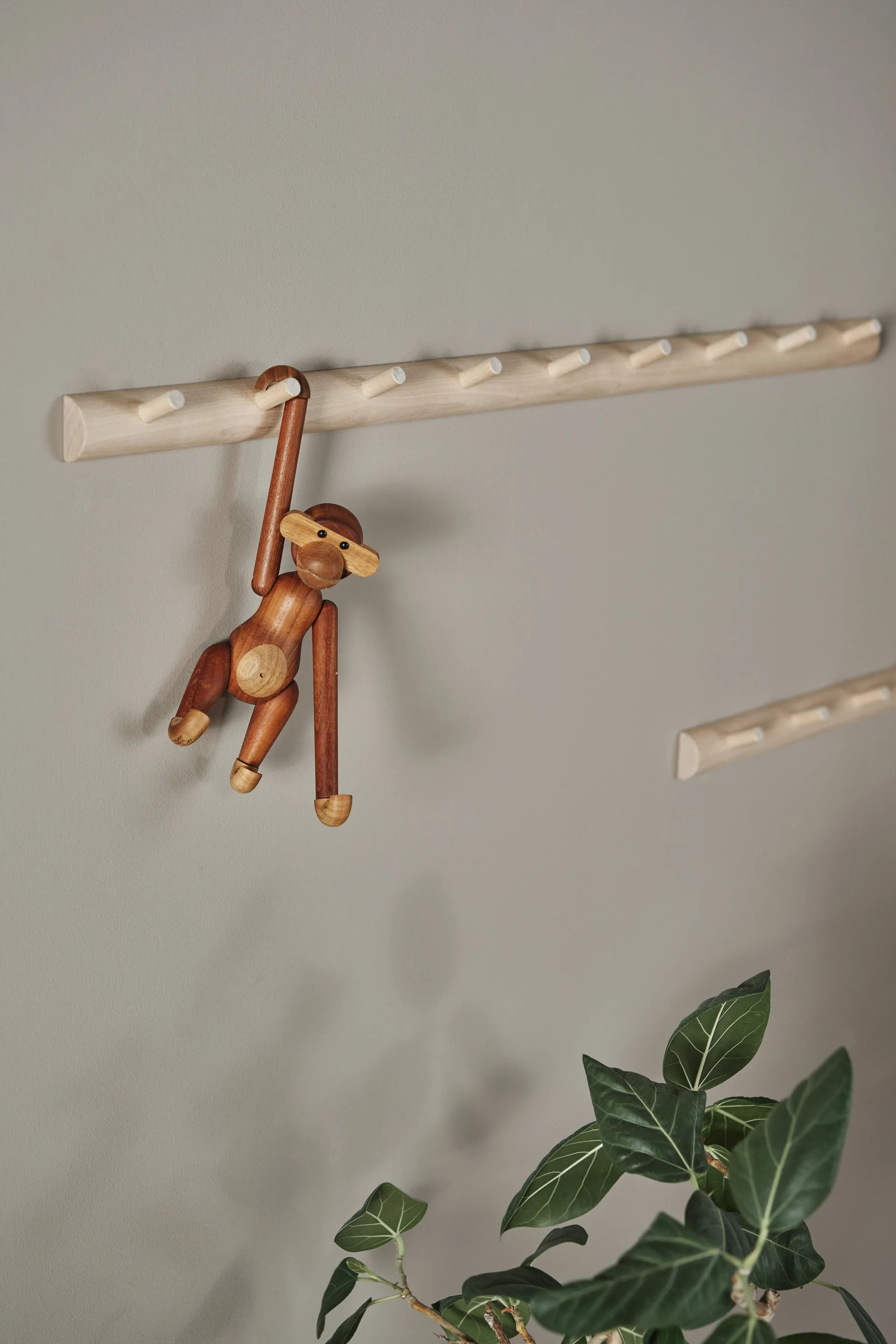 Allsarp hook rack 5 hooks, Oak 1898