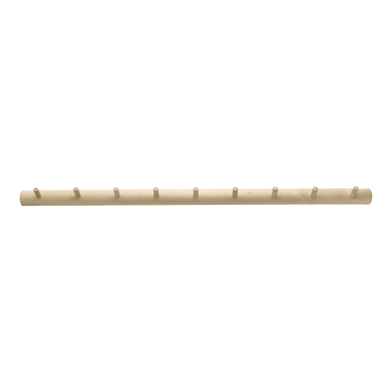 1898 Allsarp hook rack 9 hooks Birch