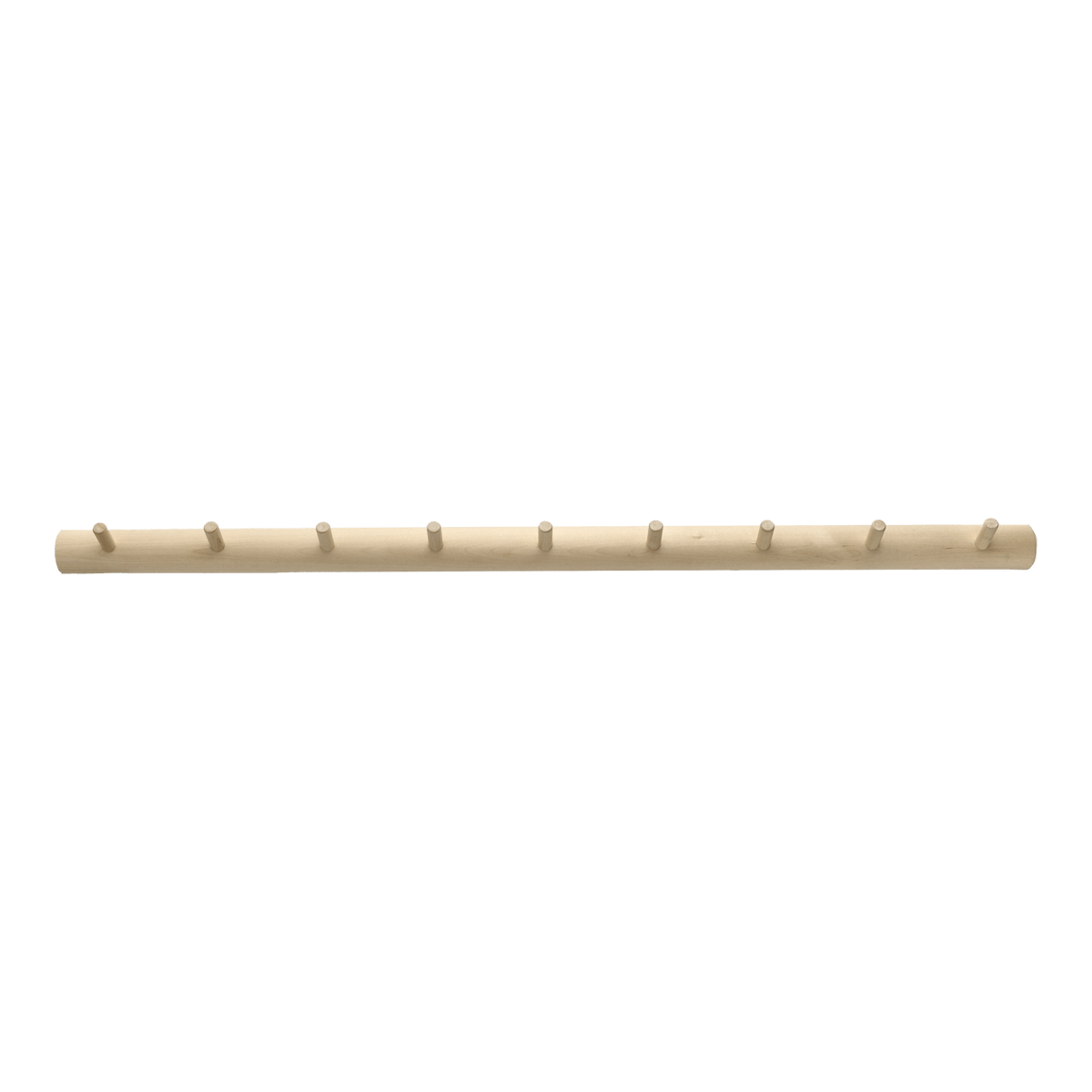 1898 Allsarp hook rack 9 hooks Birch
