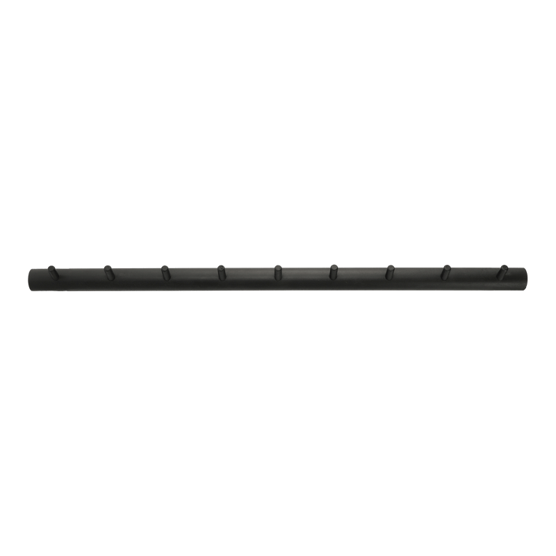 1898 Allsarp hook rack 9 hooks Black-painted birch