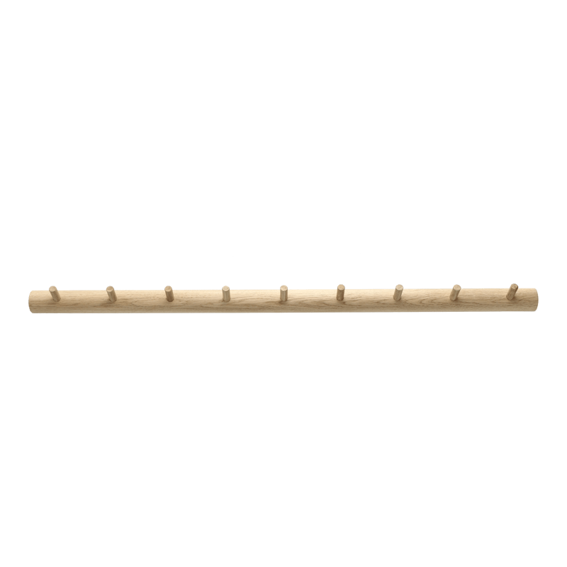1898 Allsarp hook rack 9 hooks Oak