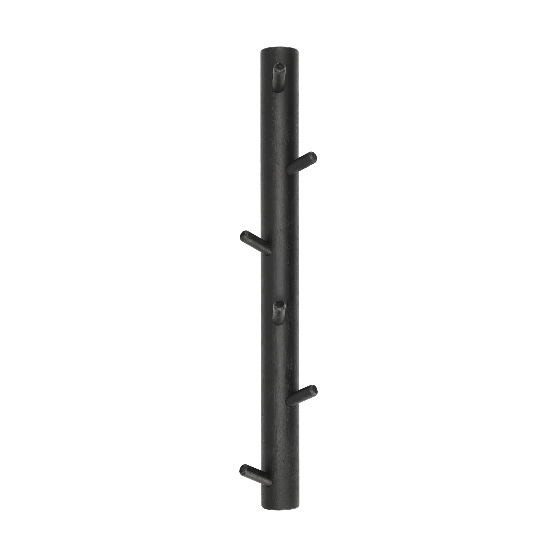 Allsarp vertical coat rack, 6 hooks, Black painted birch 1898