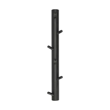 Allsarp vertical coat rack, 6 hooks - Black painted birch - 1898