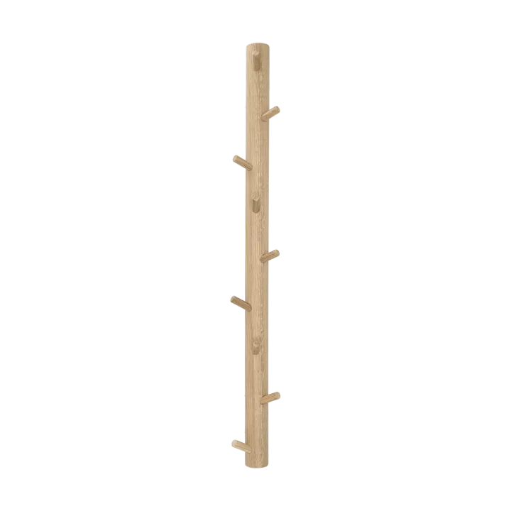 Allsarp vertical coat rack, 9 hooks - Oak - 1898