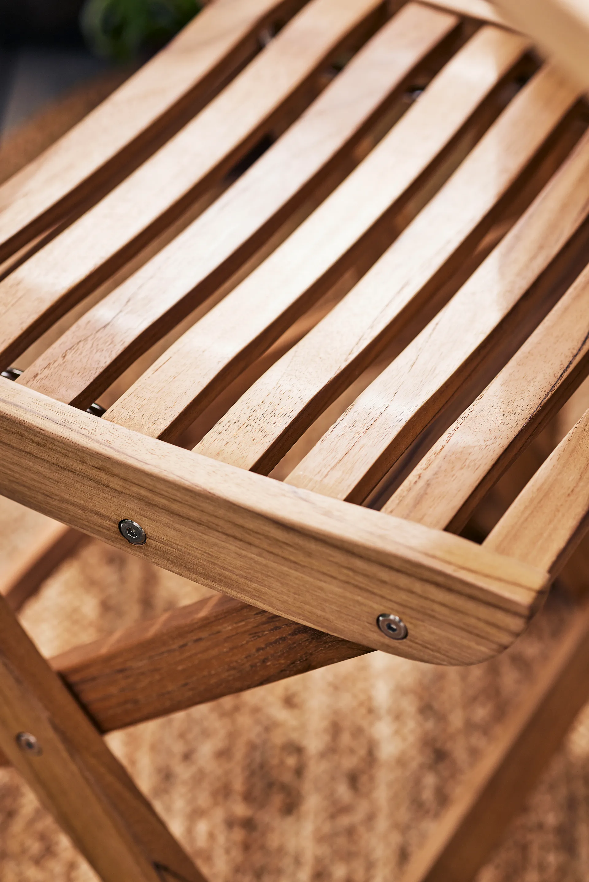 Aneboda balcony set with 2 chairs teak 1898