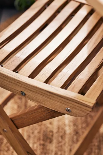 Aneboda balcony set with 2 chairs teak - 1898