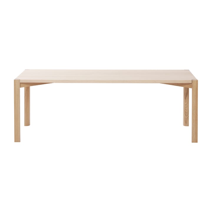 Anton coffee table 50x125 cm - White pigmented oak - 1898