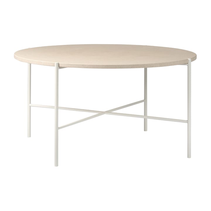Aplaryd coffee table 90 cm - Beige limestone - 1898