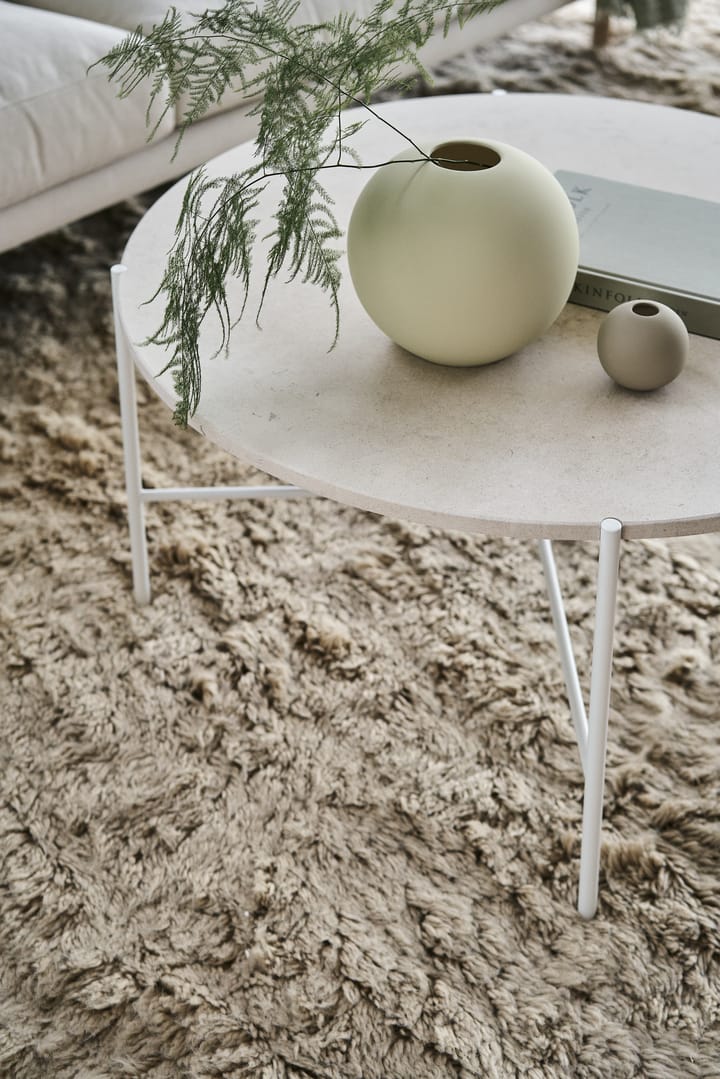 Aplaryd coffee table 90 cm - Beige limestone - 1898