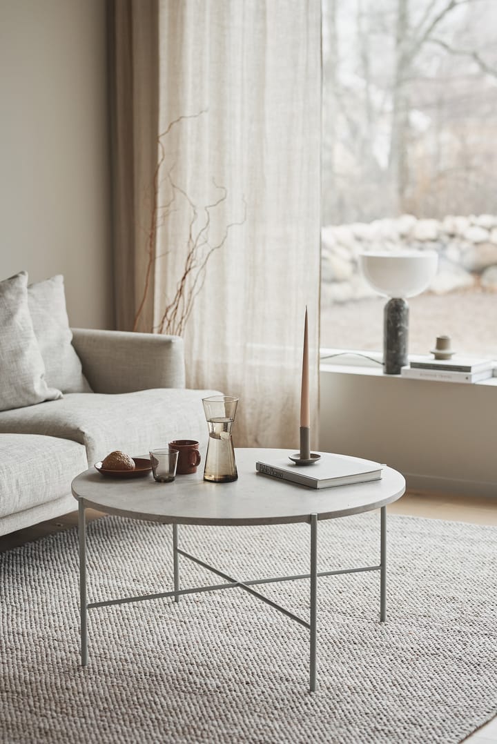 Aplaryd coffee table 90 cm - Grey limestone - 1898