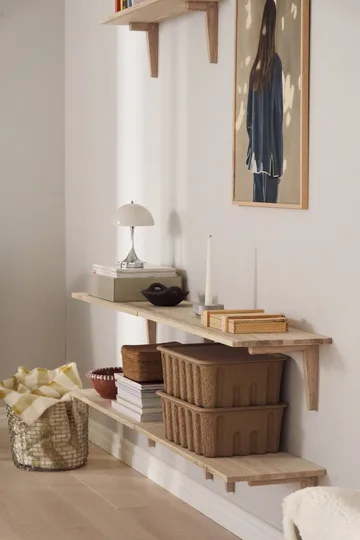 Bäckebo console shelf - Oak, 80x30x20 cm - 1898