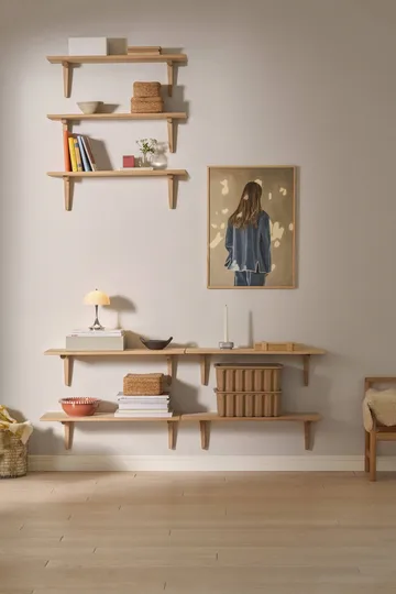 Bäckebo console shelf - Oak, 80x30x20 cm - 1898