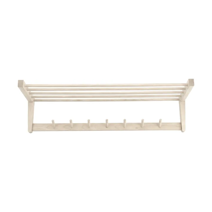 Bäckebo hat rack - Birch, 7 knobs - 1898