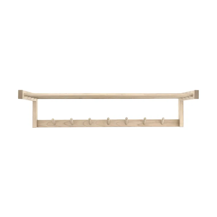 Bäckebo hat rack - Birch, 7 knobs - 1898