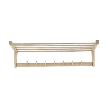 Bäckebo hat rack - Oak, 7 knobs - 1898