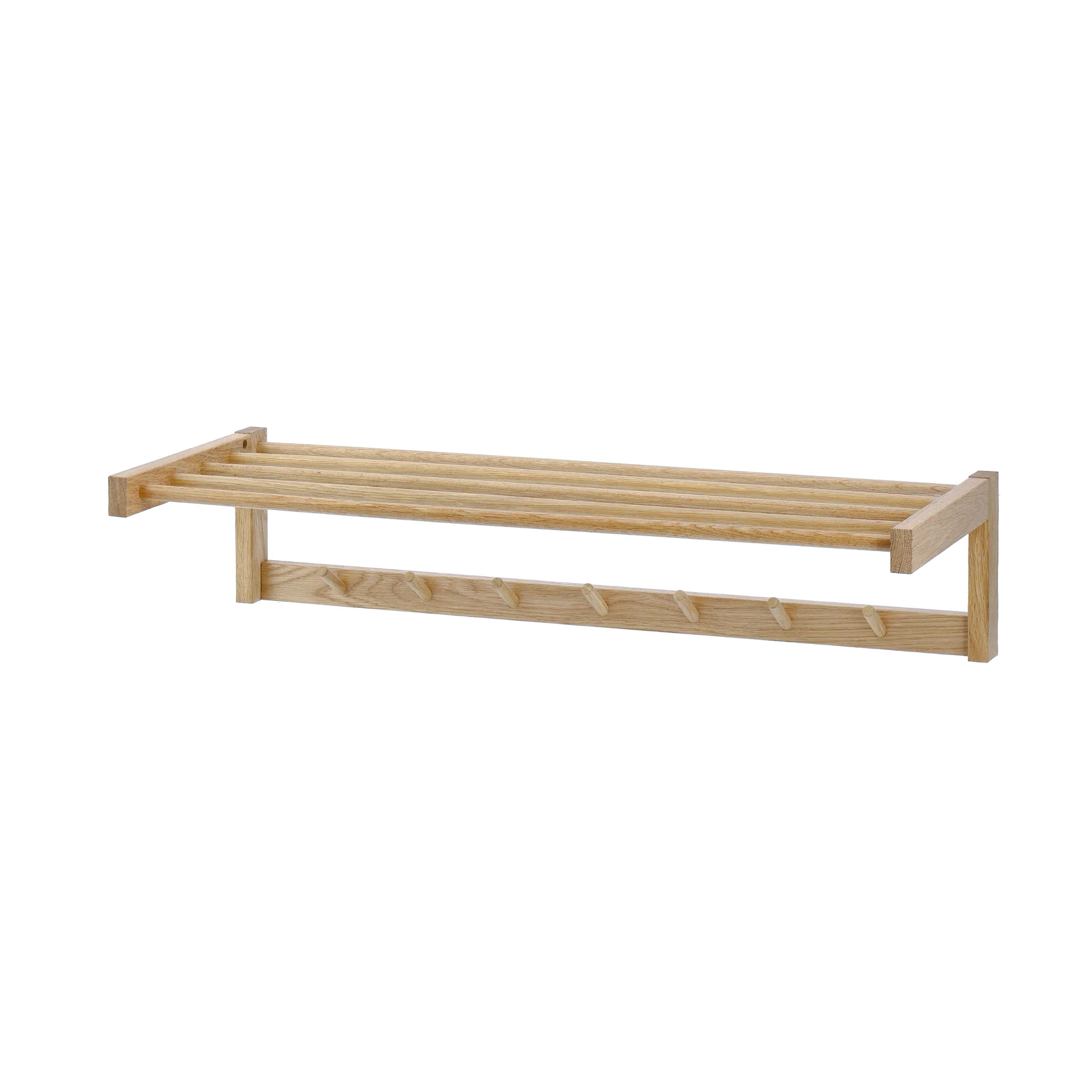 Bäckebo hat rack, Oak, 7 knobs 1898