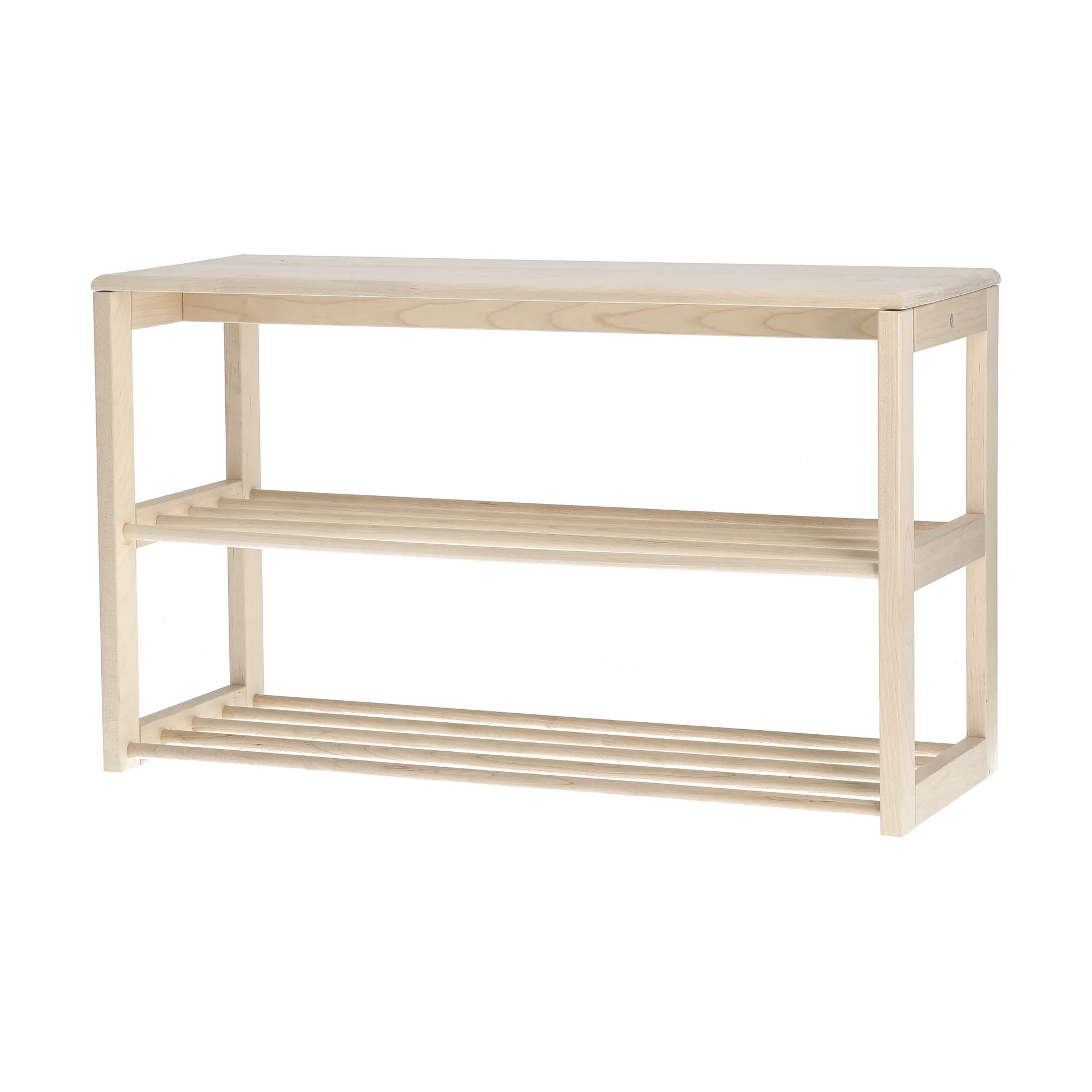 Bäckebo shoe rack with seat, Birch, 80x48x30 cm 1898
